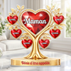 Plaque Acrylique Personnalisée – Cadeau Pour Mamie, Maman – Reine De Ma Famille