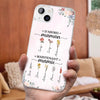 Coque De Téléphone Transparente Personnalisée – Cadeau Pour Mamie – Un Lien D’Amour Éternel