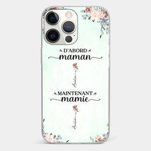 Coque De Téléphone Transparente Personnalisée – Cadeau Pour Mamie – Un Lien D’Amour Éternel