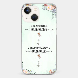 Coque De Téléphone Transparente Personnalisée – Cadeau Pour Mamie – Un Lien D’Amour Éternel