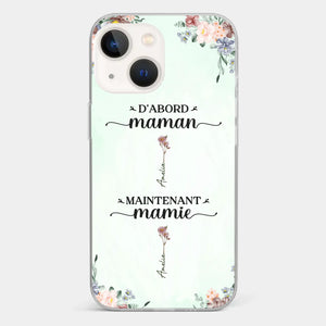 Coque De Téléphone Transparente Personnalisée – Cadeau Pour Mamie – Un Lien D’Amour Éternel