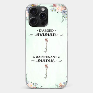 Coque De Téléphone Transparente Personnalisée – Cadeau Pour Mamie – Un Lien D’Amour Éternel