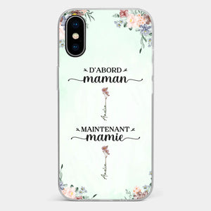Coque De Téléphone Transparente Personnalisée – Cadeau Pour Mamie – Un Lien D’Amour Éternel