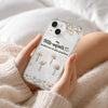 Coque De Téléphone Transparente Personnalisée – Cadeau Pour Mamie – Toujours À Tes Côtés