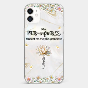Coque De Téléphone Transparente Personnalisée – Cadeau Pour Mamie – Toujours À Tes Côtés