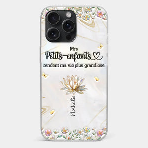 Coque De Téléphone Transparente Personnalisée – Cadeau Pour Mamie – Toujours À Tes Côtés