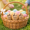 Hochet Œuf En Bois Personnalisé – Cadeau De Pâques Pour Bébé – Une Tendre Fête De Pâques