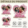 Plaque Acrylique Personnalisée – Cadeau Pour Famille – Notre Famille, Notre Bonheur