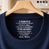 T-Shirt À Impression Intérieure Personnalisée – Cadeau Pour Fils – Je T’Aime Pour Toujours