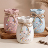 Vase À Fleurs Personnalisé Avec Corde – Cadeau Pour Maman, Mamie – Là Où L’Amour Prend Racine