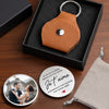 Porte-Bonheur De Poche Personnalisé – Cadeaux D’Anniversaire De Mariage Pour Mari Et Femme, Lui Et Elle – Où Que Tu Sois, Mon Cœur Est Avec Toi
