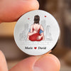 Porte-Bonheur De Poche Personnalisé – Cadeaux D’Anniversaire Et De Mariage Pour Mari Et Femme, Pour Lui Et Pour Elle – Un Petit Objet, Un Grand Amour