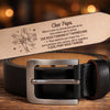 Ceinture En Cuir Gravée Personnalisée – Cadeaux D’Anniversaire Personnalisés Pour Papa Et Grand-Père – Ceinture En Cuir Gravée Pour Mon Père