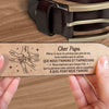Ceinture En Cuir Gravée Personnalisée – Cadeaux D’Anniversaire Personnalisés Pour Papa Et Grand-Père – Ceinture En Cuir Gravée Pour Mon Père