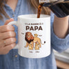 Mug Personnalisé – Cadeau Pour Papa, Papi – Famille Papa Lion