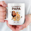 Mug Personnalisé – Cadeau Pour Papa, Papi – Famille Papa Lion