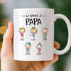 Mug Personnalisé – Cadeau Pour Papa, Papi – La Bande À Papa