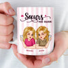 Mug Personnalisé À Effet Imprimé 3D Gonflé - Cadeau Pour Meilleures Amies - L’amitié est le seul ciment qui tiendra le monde ensemble