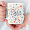 Mug Effet 3D Imprimé Personnalisé – Cadeau Pour Maman, Mamie – Un Amour Qui Se Transmet
