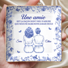 Vide-Poche À Bijoux Personnalisé - Cadeau Pour Meilleures Amies Sœurs – Amie pour la Vie, Amitié Éternelle
