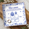 Vide-Poche À Bijoux Personnalisé - Cadeau Pour Meilleures Amies Sœurs – Amie pour la Vie, Amitié Éternelle