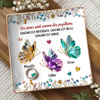 Vide-Poche À Bijoux Personnalisé - Cadeau Pour Meilleures Amies, Soeurs – Comme Des Papillons, Chaque Sœur Est Unique