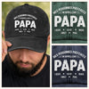 Casquette De Baseball En Jean Délavé Personnalisée – Cadeau Pour Papa, Grand-Père – Pour Mon Papa Préféré De Tous Les Temps