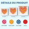 Boîte Cadre Florale Personnalisée – Cadeau pour Maman – Le Tableau Représente L'amour Maman