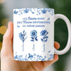 Mug Personnalisé – Cadeau Pour Sœurs – Fleurs Différentes, Même Jardin
