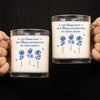 Mug en Verre Personnalisé – Cadeau pour Amies, Sœurs – Des fleurs, des souvenirs, toi