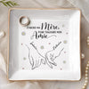 Vide-Poche À Bijoux Personnalisé – Cadeau Pour Maman, Fille – Je t’aime, Maman