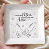 Vide-Poche À Bijoux Personnalisé – Cadeau Pour Maman, Fille – Je t’aime, Maman