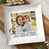 Vide-Poche À Bijoux Personnalisé Avec Photo – Cadeau Pour Maman – Maman, Ty Es La Pièce Qui Nous Rassemble