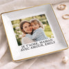 Vide-Poche À Bijoux Personnalisé Avec Photo – Cadeau Pour Maman – Maman, Ty Es La Pièce Qui Nous Rassemble
