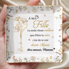 Vide-Poche À Bijoux Personnalisé – Cadeau Pour Fille – À Ma Fille, Avec Tout Mon Amour Maman