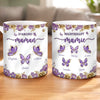 Mug Personnalisé À Effet Imprimé 3D Gonflé - Cadeau Pour Mamie - Du Cœur de Maman au Cœur de Mamie