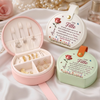 Boîte à Bijoux avec Poignée Personnalisée – Cadeau pour Fille – N'oublie Que Tu Es Aimée Plus Que Tu Ne Le Sais