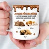 Mug Personnalisé À Effet Imprimé 3D Gonflé – Cadeau fête des mères pour Maman Chien/Chat – À Ma Maman Incroyable