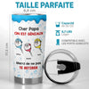 Gobelet Isotherme Personnalisé – Cadeau Fête des Pères Pour Papa – Cher Papa, Je Suis Génial