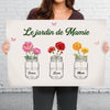 Toile Horizontale Personnalisée – Cadeau Pour Maman, Mamie – Le jardin de Mamie