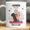 Mug Personnalisé À Effet Imprimé 3D Gonflé – Cadeau Pour Couple – Que ce café