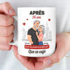 Mug Personnalisé À Effet Imprimé 3D Gonflé – Cadeau Pour Couple – Que ce café