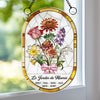 Ornement Suncatcher Tournesol de Fenêtre Personnalisé – Cadeau pour Maman – Le Jardin de Maman