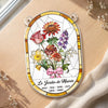 Ornement Suncatcher Tournesol de Fenêtre Personnalisé – Cadeau pour Maman – Le Jardin de Maman