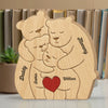 Puzzle Artistique en Bois Personnalisé – Cadeau pour Famille – Nous formons une belle famille