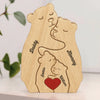 Puzzle Artistique en Bois Personnalisé – Cadeau pour Famille – J’aime ma famille