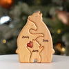 Puzzle Artistique en Bois Personnalisé – Cadeau pour Famille – La famille est tout