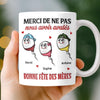 Mug Personnalisé À Effet Imprimé 3D Gonflé – Cadeau Fête des Mères pour Maman – Bonjour, Notre Mère