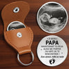 Porte-Bonheur De Poche Personnalisé avec Photo – Cadeau Pour La Première Fête Des Pères – J’ai Hâte De Te Rencontrer
