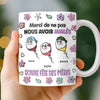 Mug Personnalisé À Effet Imprimé 3D Gonflé – Cadeau Fête des Mères – Cadeau Humoristiques pour Maman – Nous Avoir Avalées